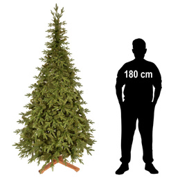 Choinka sztuczna 240 cm świerk himalajski jak żywy PE Royal Trees premium drzewko świąteczne
