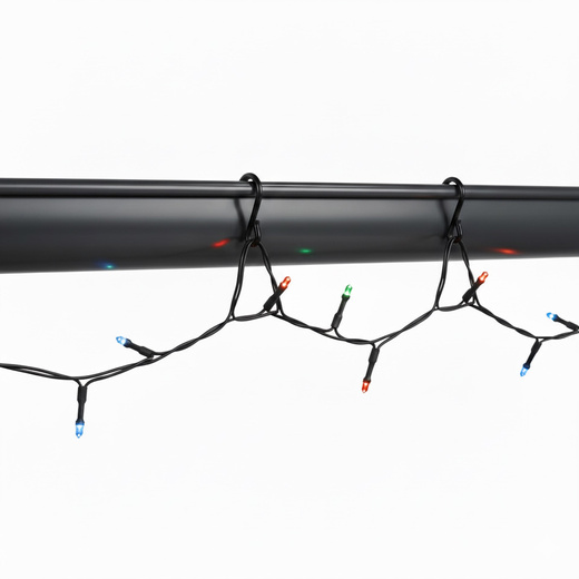 Haczyki do bombek, dekoracji zewnętrzych, świątecznych, zaczepy 60 szt. zawieszki, czarne