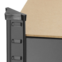 Regały metalowe 2 szt. z 5 półkami 180x90x40cm 875kg do garażu, piwnicy