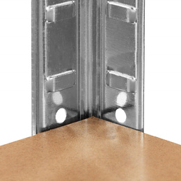 Regały metalowe 2 szt. z 5 półkami 180x90x40cm 875kg do garażu, piwnicy