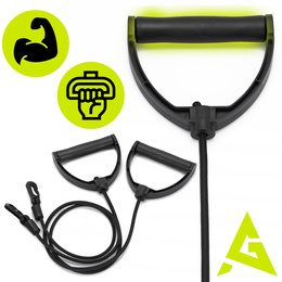 Stepper prosty do ćwiczeń z linkami i licznikiem, trening cardio, fitness czarny