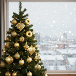 Bombki choinkowe zestaw 12 szt. dekoracje świąteczne nietłukące, złote