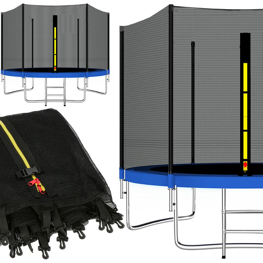 Osłona na sprężyny z siatką do trampoliny zewnętrzną 10FT 300/305/312 cm niebieska