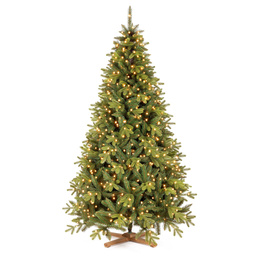 Choinka sztuczna 240 cm Premium Royal Trees świerk syberyjski z drewnianym stojakiem