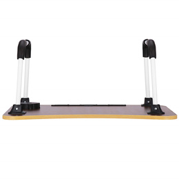 Stolik pod laptopa 60x40 cm, składana podstawka na komputer brązowa