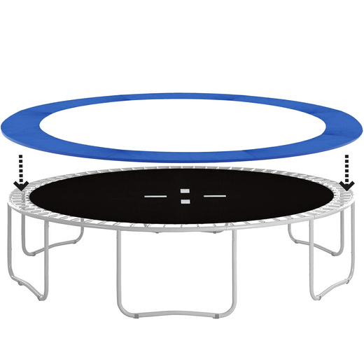 Osłona sprężyn do trampoliny 10FT 300/305/312 cm niebieska