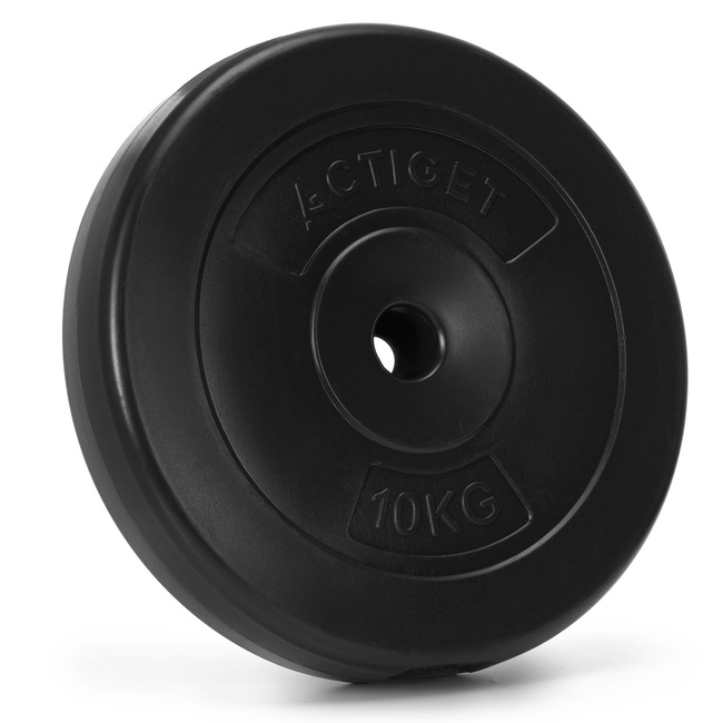 Obciążenie bitumiczne 10 kg talerz kompozytowy 31 mm krążek do sztangi hantli