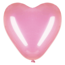 Balony serca na walantynki, urodziny 50 szt. różowe serduszka