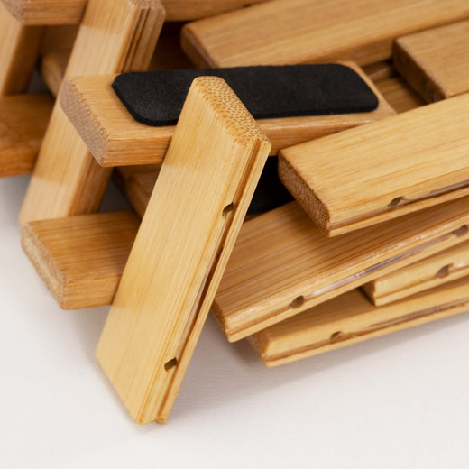 Mata łazienkowa, dywanik 80x50 cm antypoślizgowy, bambusowy