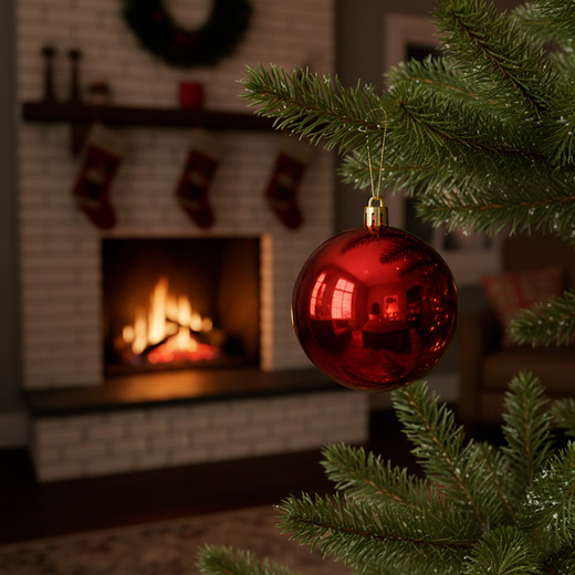 Bombki choinkowe 100 szt. zestaw dekoracji świątecznych nietłukące, czerwone