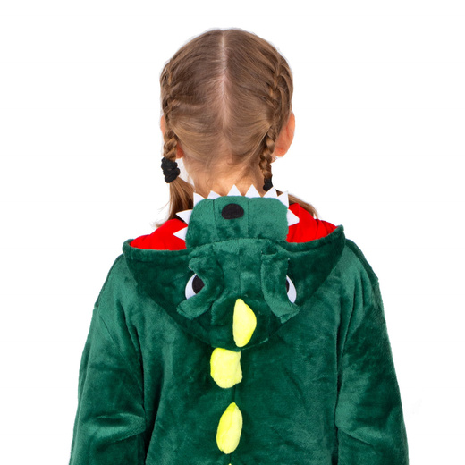 Piżama kigurumi smok kombinezon jednoczęściowy dziecięcy rozmiar 120-130 cm