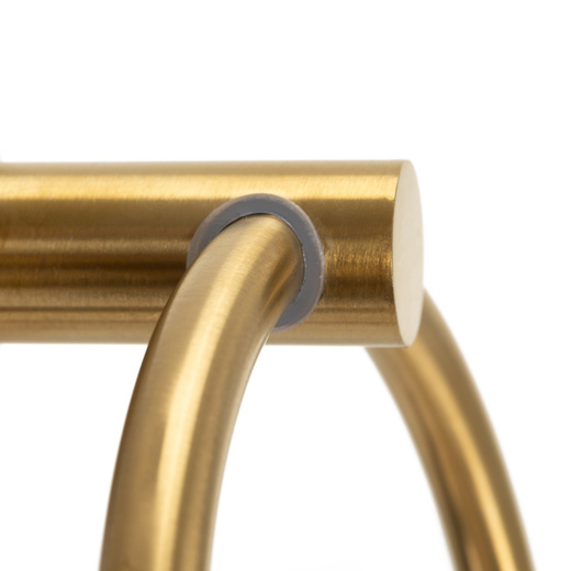 Wieszak na ręczniki, łazienkowy okrągły, uchwyt na ręczniki, złoty