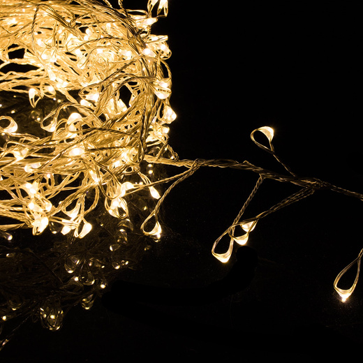 Lampki dekoracyjne 300 LED biały ciepły