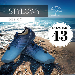 Buty do wody, męskie szybkoschnące buty na plaże rozm. 43 ciemnoniebieskie