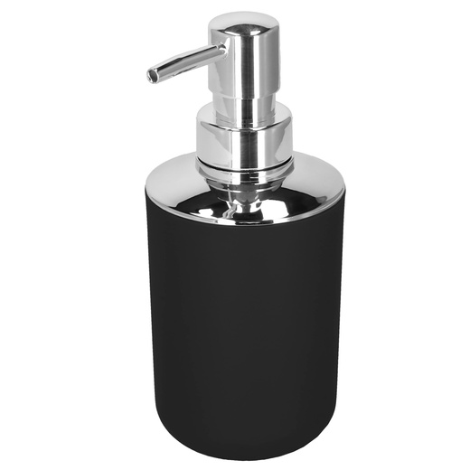 Zestaw łazienkowy 6w1 akcesoria do wc łazienki loft szczotka kubki kosz dozownik czarny