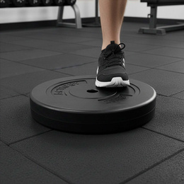 Obciążenie bitumiczne 20 kg talerz kompozytowy 31 mm krążek do sztangi hantli