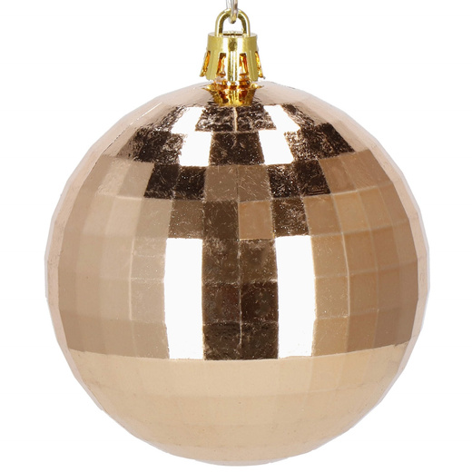 Bombki choinkowe 33 szt. ozdoby świąteczne rose gold zestaw