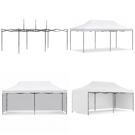 Namiot handlowy 3x6 m ogrodowy, pawilon na imprezy, catering biały