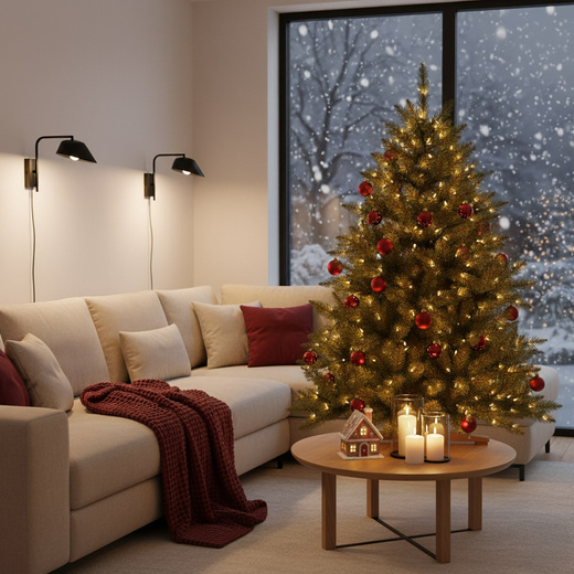 Choinka sztuczna 120 cm świerk kaukaski jak żywy Royal Trees premium drzewko świąteczne