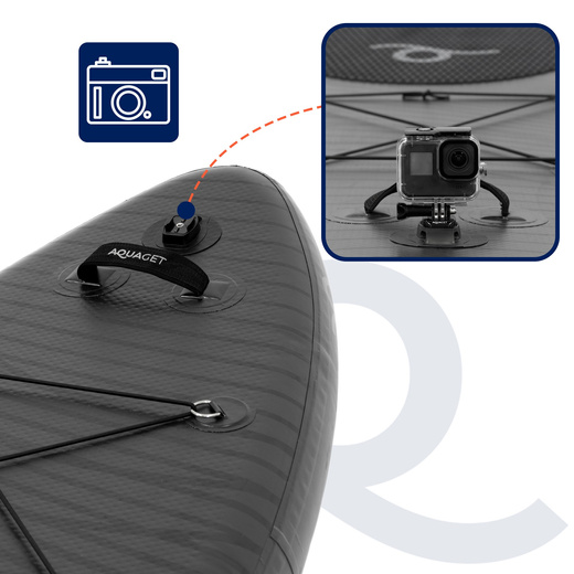 Deska pompowana do pływania SUP 350 cm paddleboard komplet z wiosłem i wyposażeniem