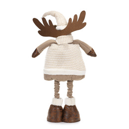 Świąteczny renifer 110 cm ozdoba pod choinkę figurka dekoracja bożonarodzeniowa
