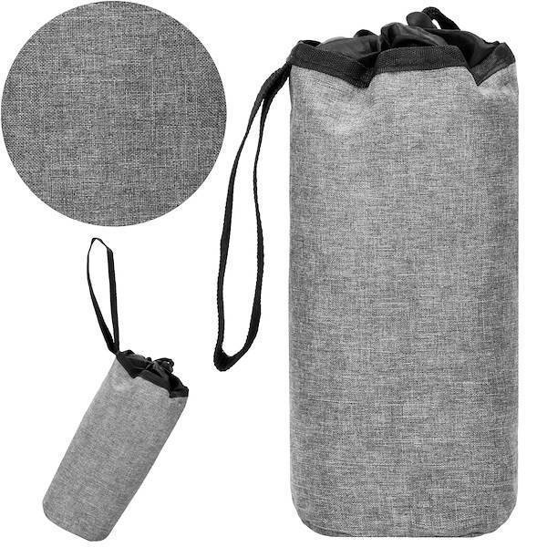 Kosz do przechowywania zabawek pojemnik z uchem szaro-żółty