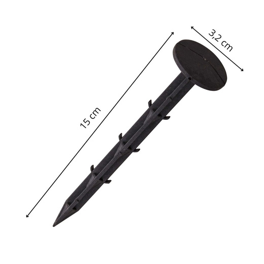 Agrowłóknina antychwastowa agrotkanina 135 g/m2 mata 1,1m x 50m + kotwy mocujące 50 szt.