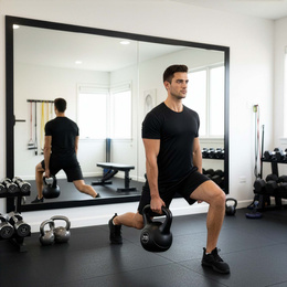 Kettlebell 14 kg odważnik, hantla do ćwiczeń ABS kula do treningu siłowego, czarny