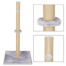 Drapak dla kota sizal słupek z zabawką 103,5 cm