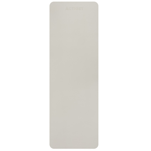 Mata do jogi, ćwiczeń fitness 183x61 cm antypoślizgowa, materac do stretchingu, jasny beż