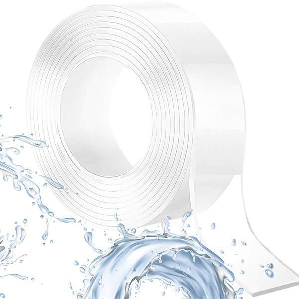 Taśma dwustronna 8m Nano Type wielokrotnego użytku przeźroczysta