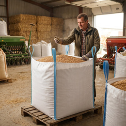 Big Bag worek 1000 kg mocny na gruz kontener biały