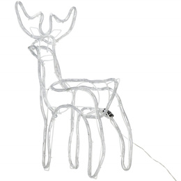 Renifer świąteczny 144 LED świetlna dekoracja ozdoba do ogrodu biały ciepły