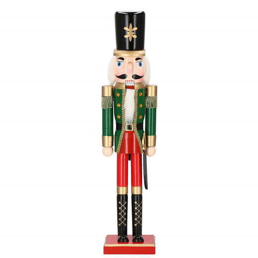 Dziadek do orzechów 60 cm drewniany żołnierzyk multikolor, figurka świąteczna