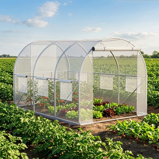 Folia na tunel ogrodowy 3x2x2 m zapasowe poszycie na szklarnię foliak UV-4 140g/m