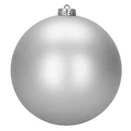Bombki choinkowe 6 szt. ozdoby świąteczne 15 cm nietłukące srebrne