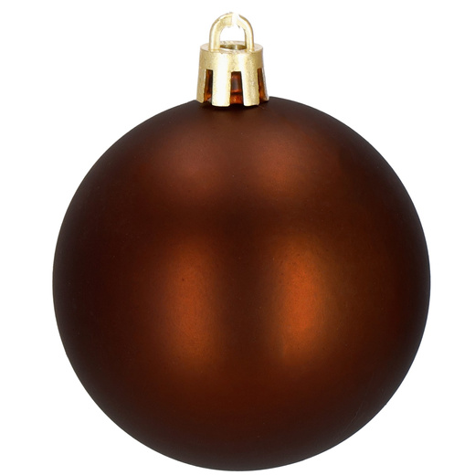 Bombki choinkowe 101 szt. ozdoby świąteczne zestaw z gwiazdą brązowe, rose gold