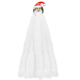 Łańcuch na choinkę 6m biały, girlanda choinkowa, średnica 7cm