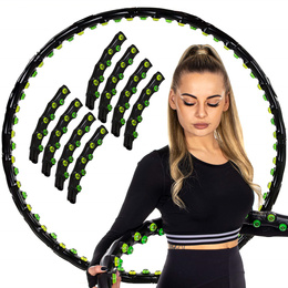 Hula hop z masażerem 100 cm magnetyczne wypustki 