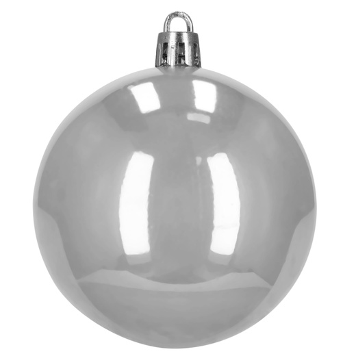 Bombki choinkowe 100 szt. zestaw dekoracji świątecznych zawieszki nietłukące srebrne