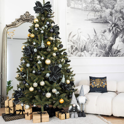 Choinka sztuczna 220 cm Premium Royal Trees świerk kaukaski z drewnianym stojakiem