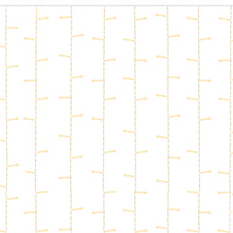 Kurtyna świetlna 300 led girlanda, lampki sople biały ciepły