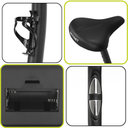 Rower stacjonarny, magnetyczny 8 poziomów oporu, rowerek treningowy z czujnikiem tętna