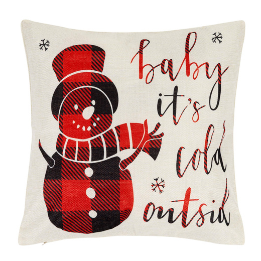 Poszewki świąteczne 40x40cm 4 szt. zestaw ozdobny na poduszki jaśki różne wzory