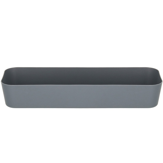 Pojemnik do szuflady 26x9cm wielofunkcyjny wkład, organizer szary
