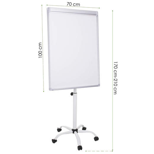 Flipchart tablica magnetyczna suchościeralna 101x72 cm