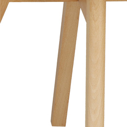 Krzesło skandynawskie do kuchni salonu jadalni Verde ekoskóra biało-czarne