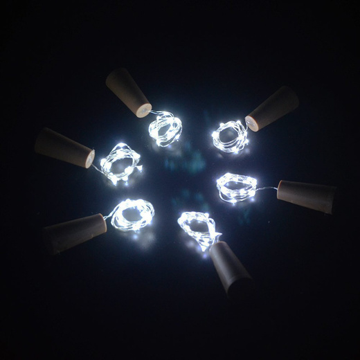 Lampki choinkowe 20 LED biały zimny