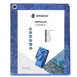 Plandeka 4x4m 60g/m2 gruba płachta ochronna niebieska