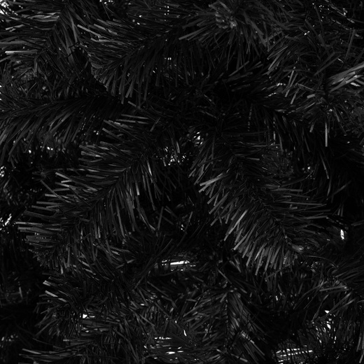 Choinka sztuczna, jodła 150 cm nowoczesne drzewko świąteczne czarne